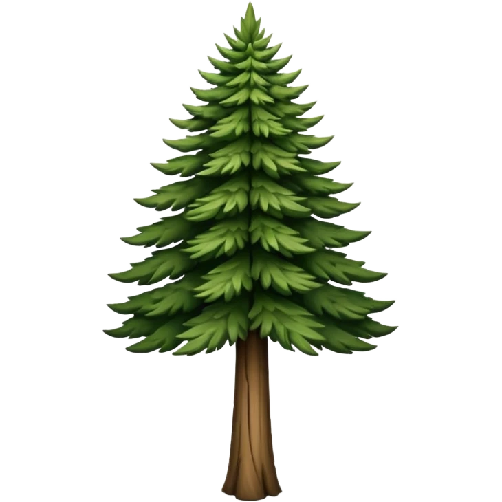 elegant royal cypress tree emoji