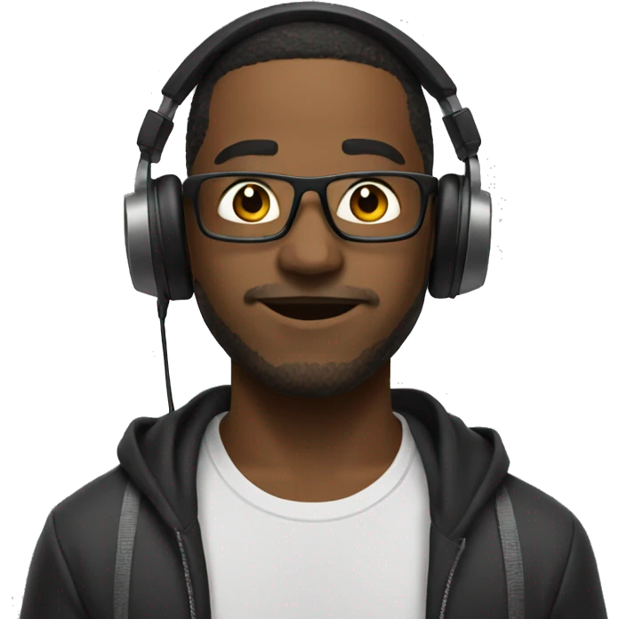 Me, mixing like a dj emoji
