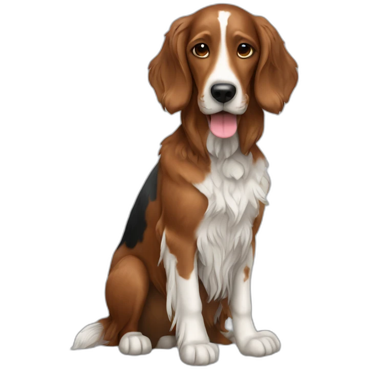 englis setter and woodcock emoji