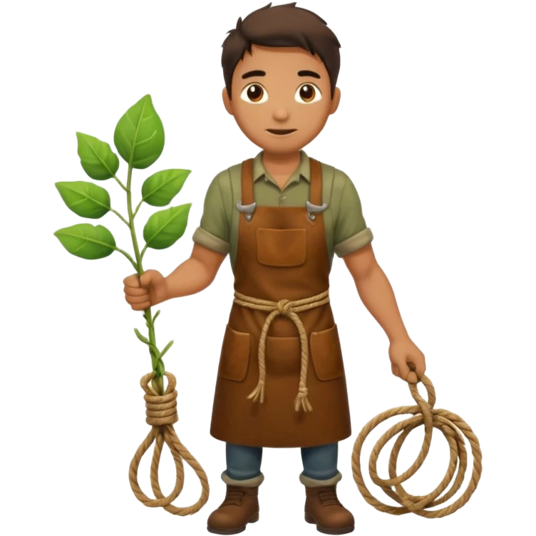 beanstalk worker emoji