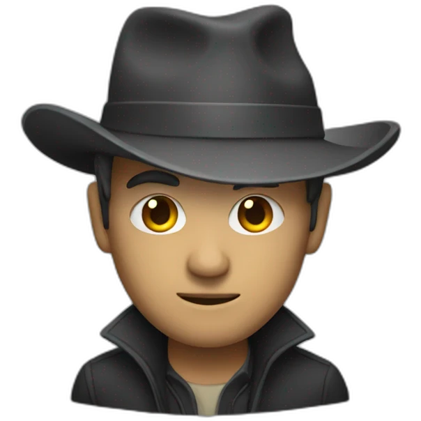 mysterious man emoji