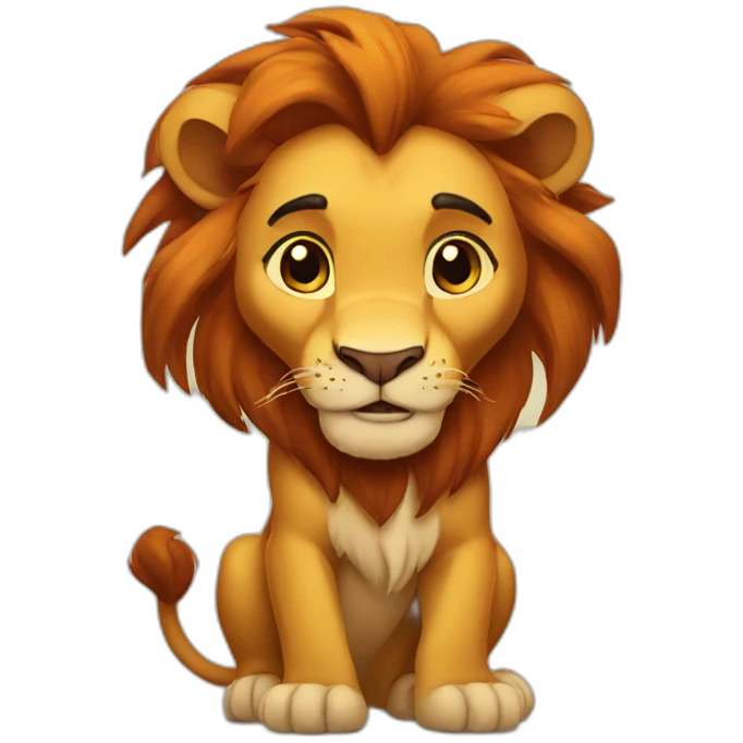 Lion king emoji