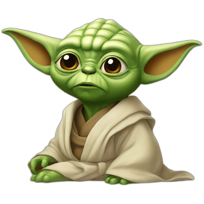 Yoda mange du poulet emoji