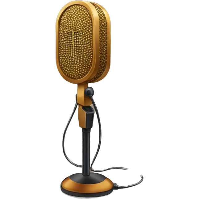 bitcoin in podcast microphone emoji