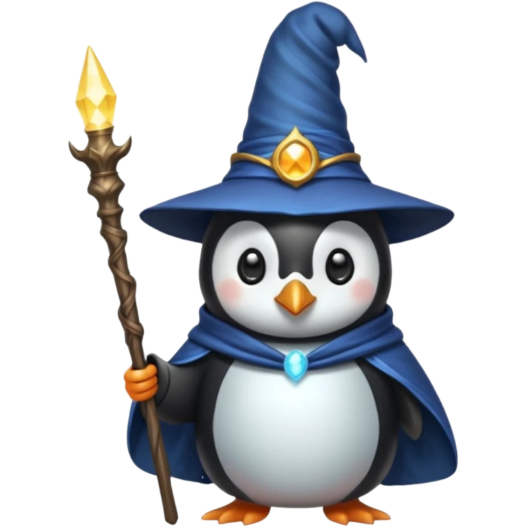 Penguin Wizard emoji