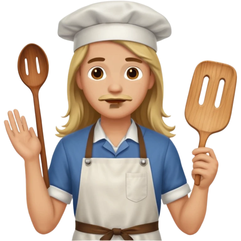 Cook longhair emoji