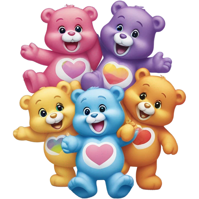 Care bear hug emoji