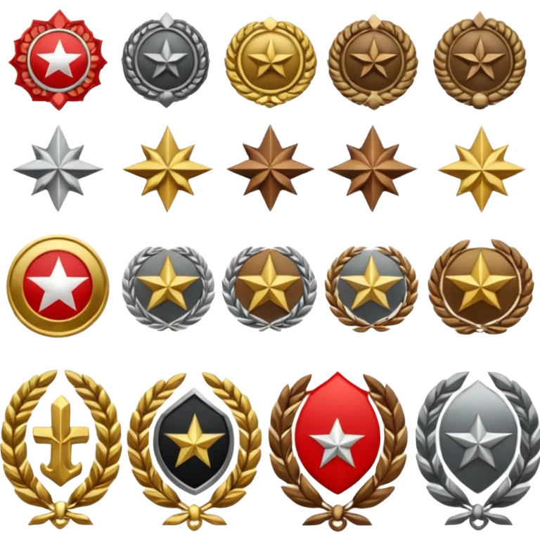 Türklerim Askeri rütbeleri emoji