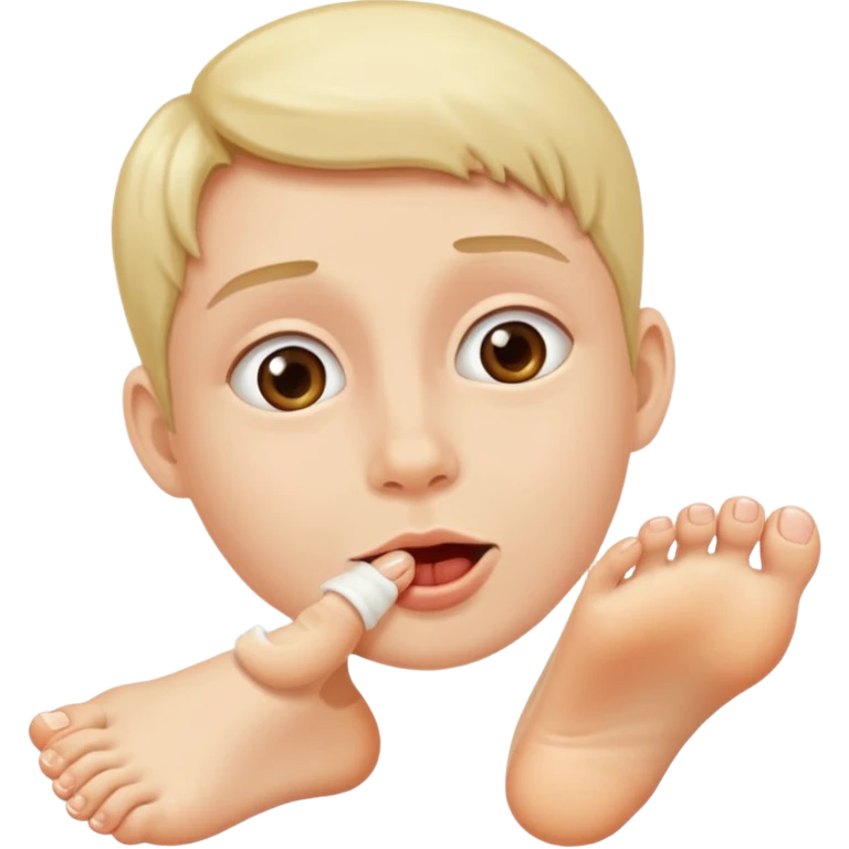 Sucking toes emoji