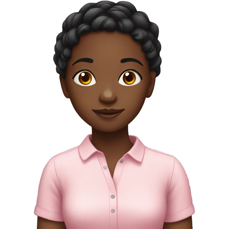 Young black girl emoji