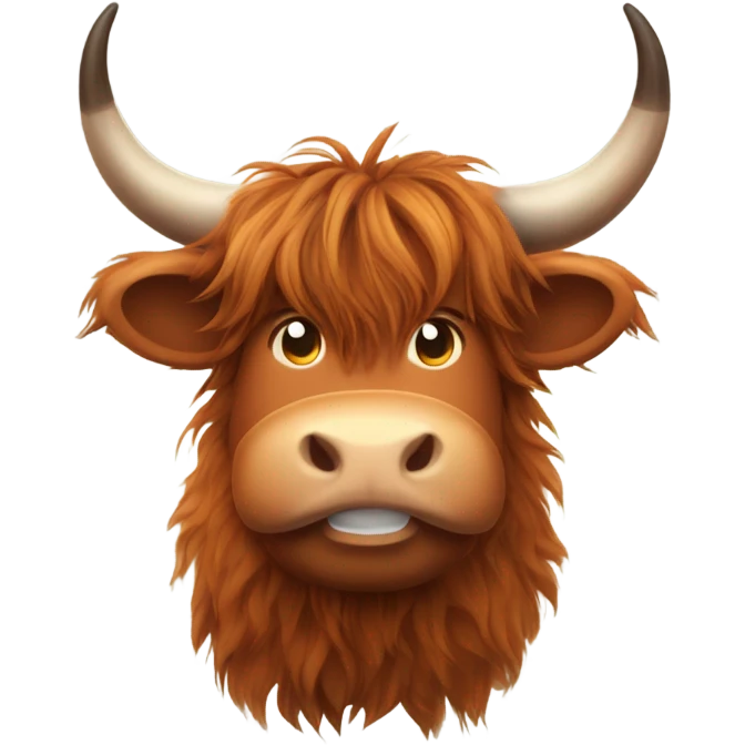 Highland cow emoji