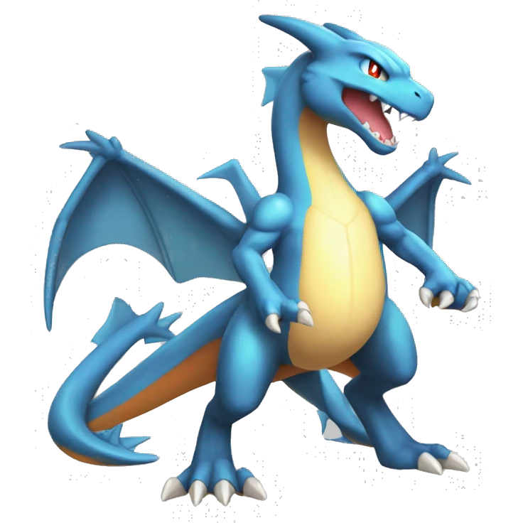  Shiny Mega Charizard Y full body emoji