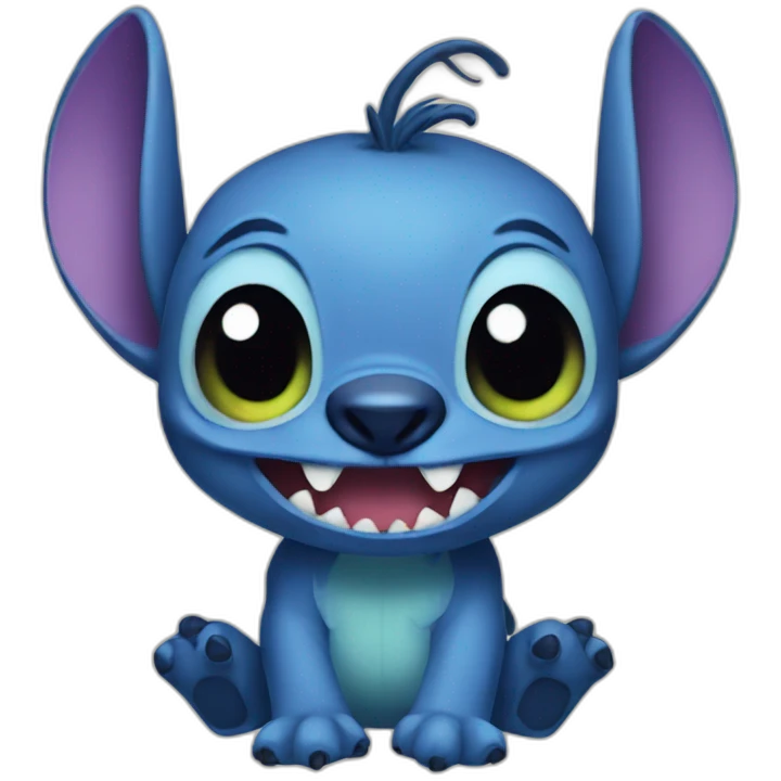 Stich halloween emoji