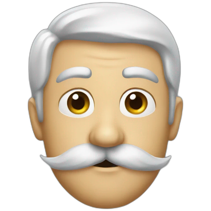 Grosse moustache emoji