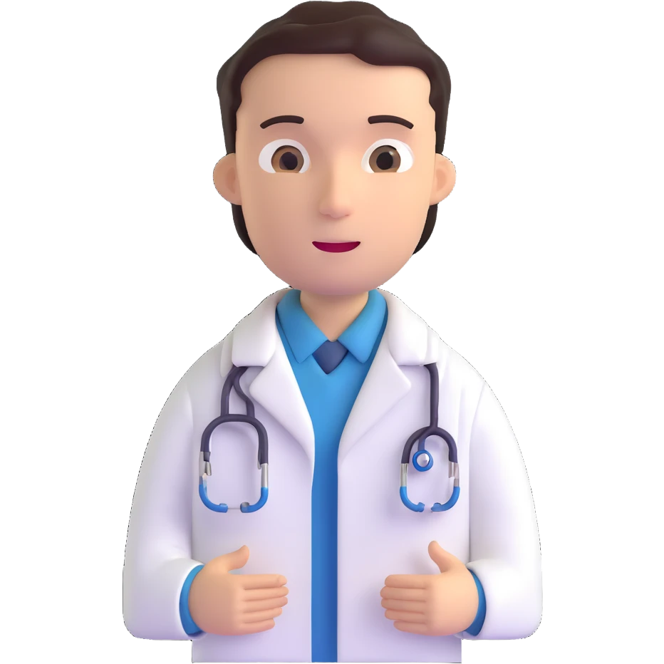 doctor in white coat emoji