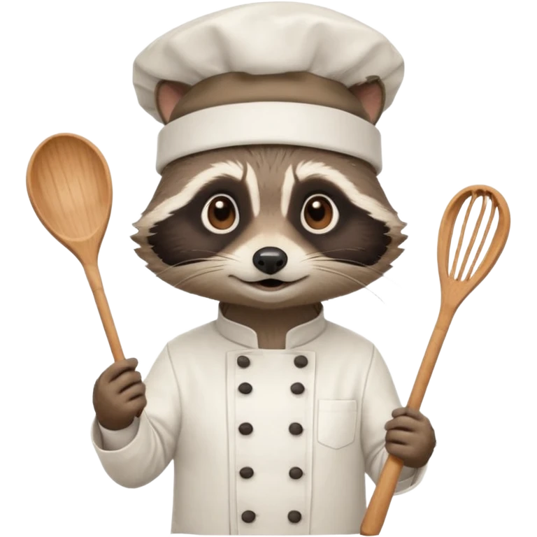 Chef raccoon emoji