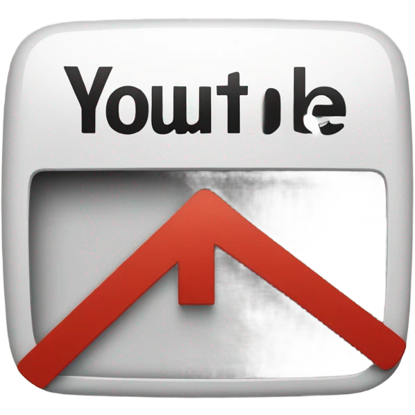 YouTube logo emoji