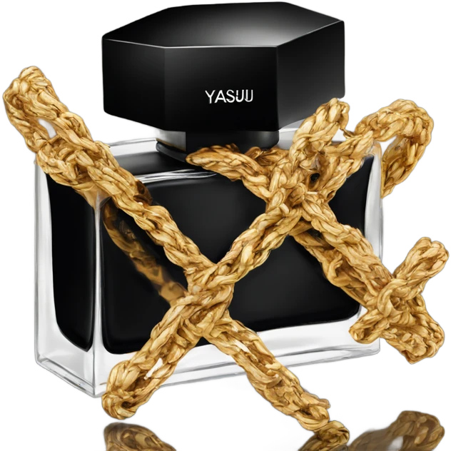 black ysl perfume emoji