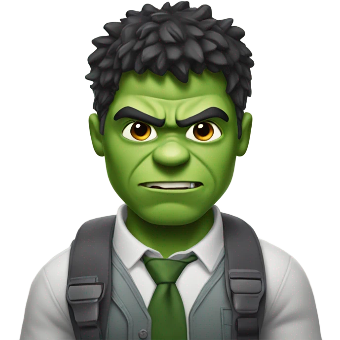 hulk go to school  emoji