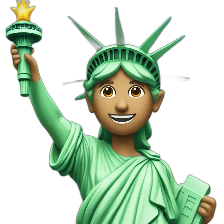 elf Statue of Liberty emoji