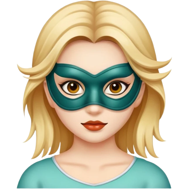 Chica mascarilla  emoji