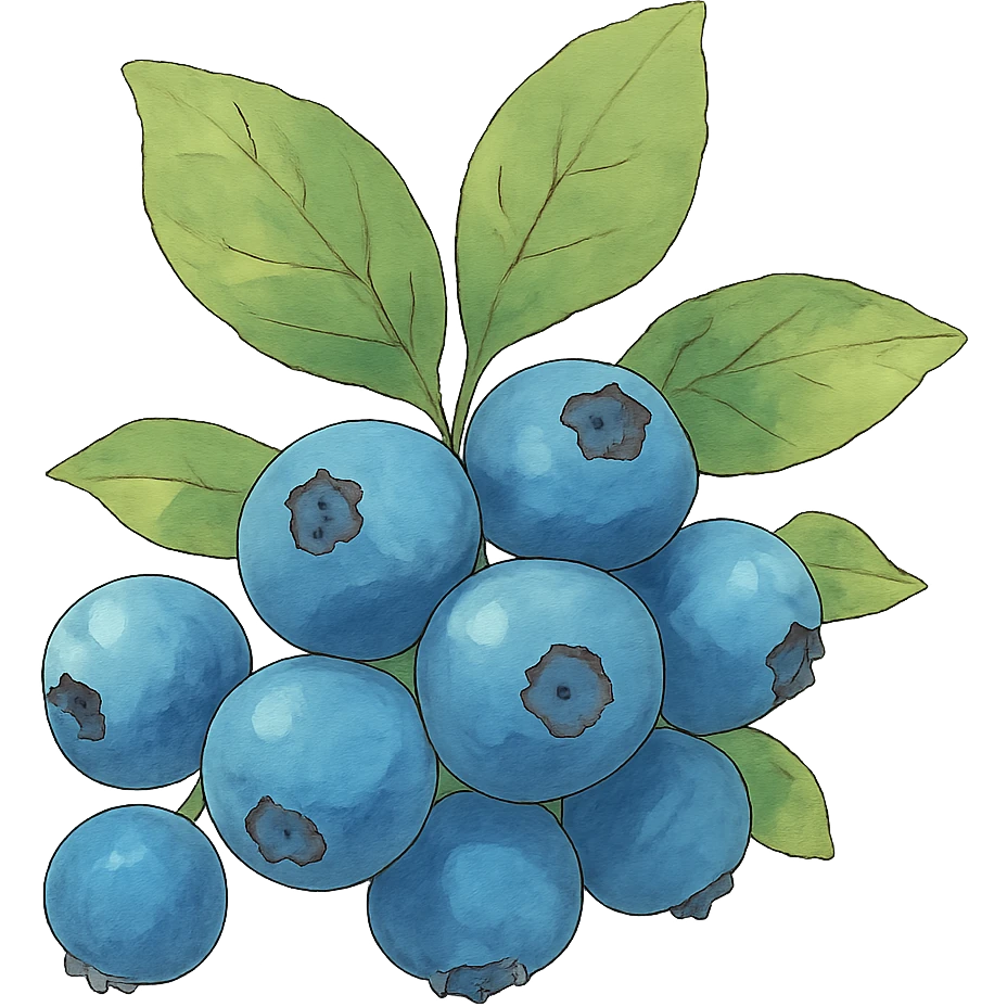 ghibli style berries emoji