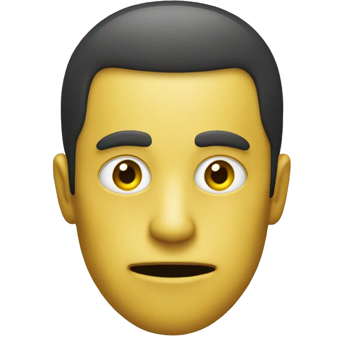 Robber emoji (yellow face) emoji