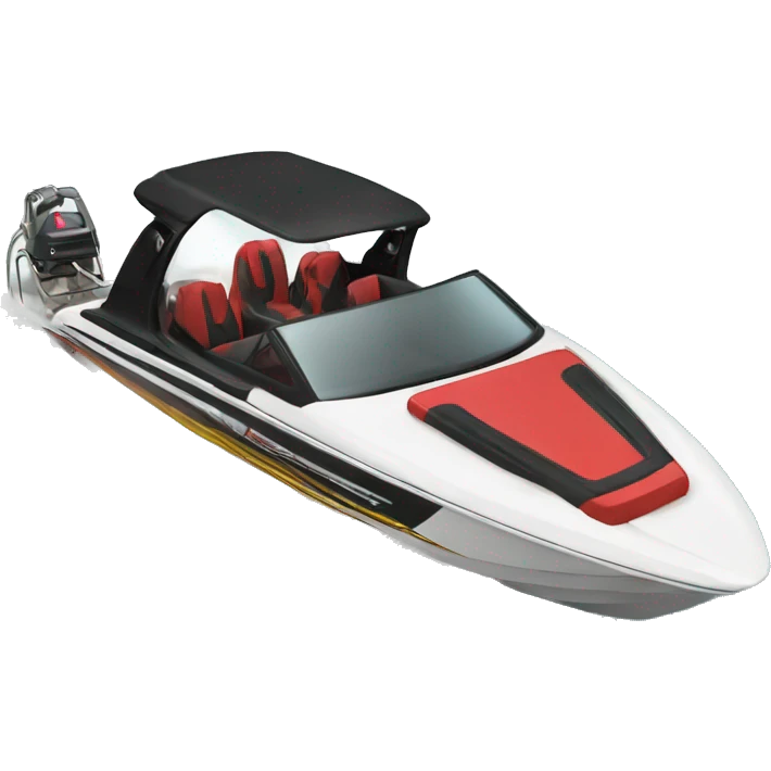 Mastercraft waterski boat emoji