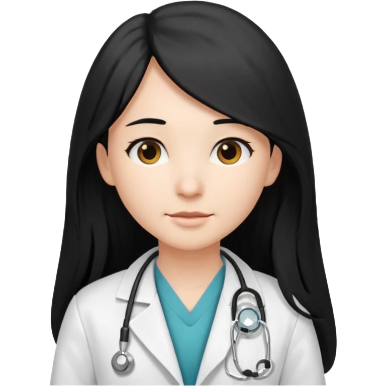 second year of medicine, but avatar with long black hair emoji