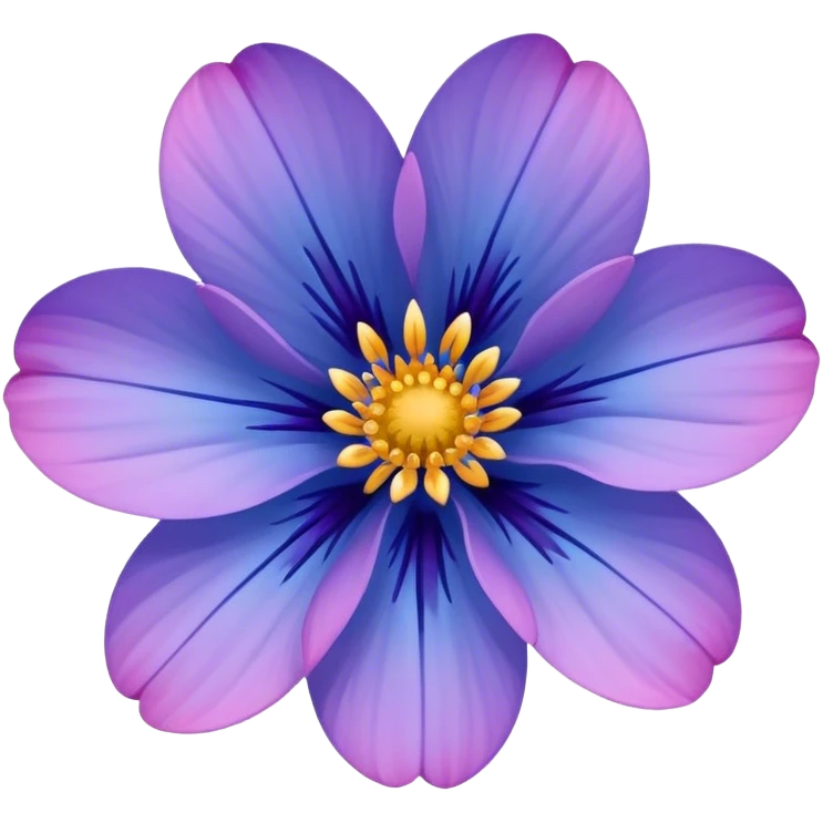 Felicia amelloides flower blue pink purple emoji