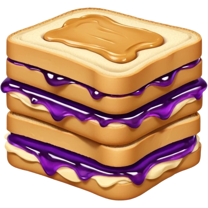peanut butter & jelly sandwich  emoji