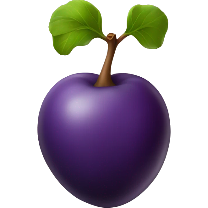 Super-plum  emoji
