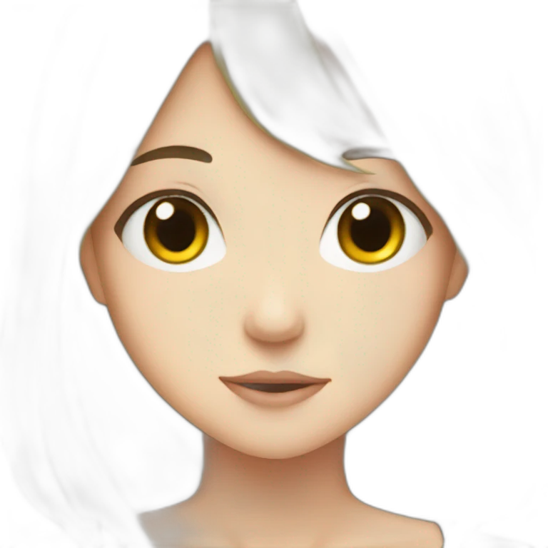 Anime girl emoji