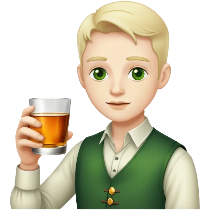 Irish whiskey drunk emoji
