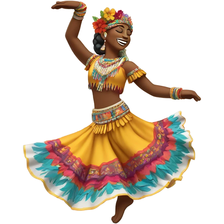 Dancing maya emoji