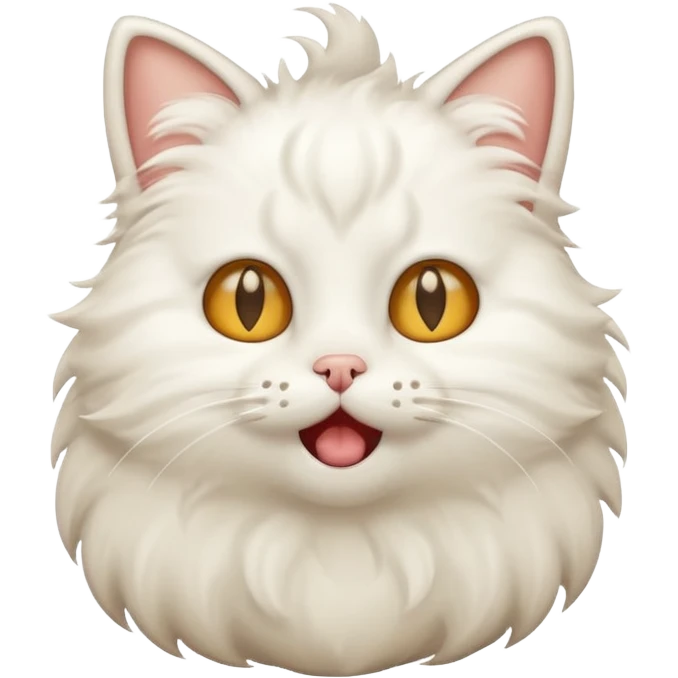 A cat farting emoji