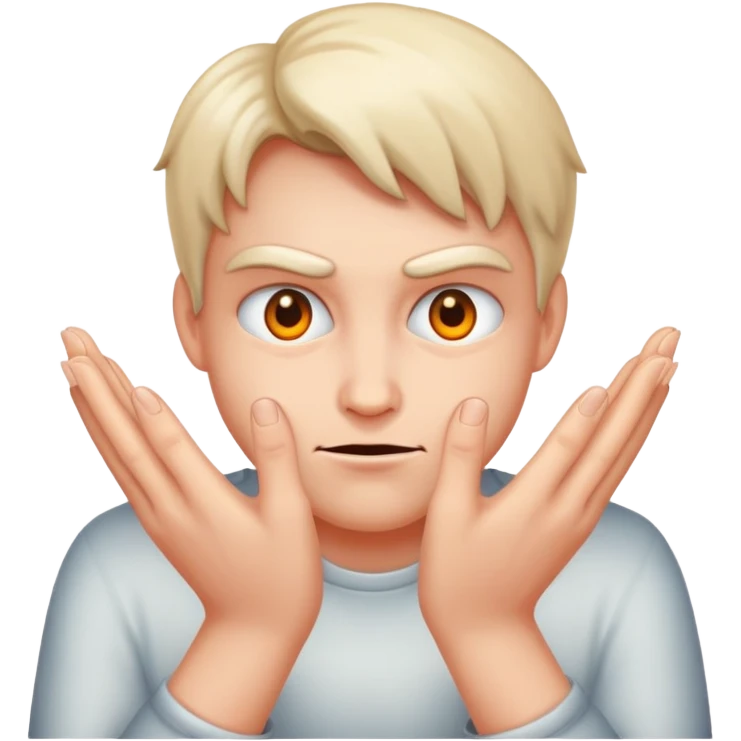 Evil face with rubbing hands  emoji