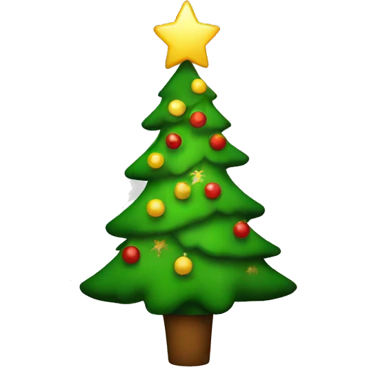 christmas tree emoji