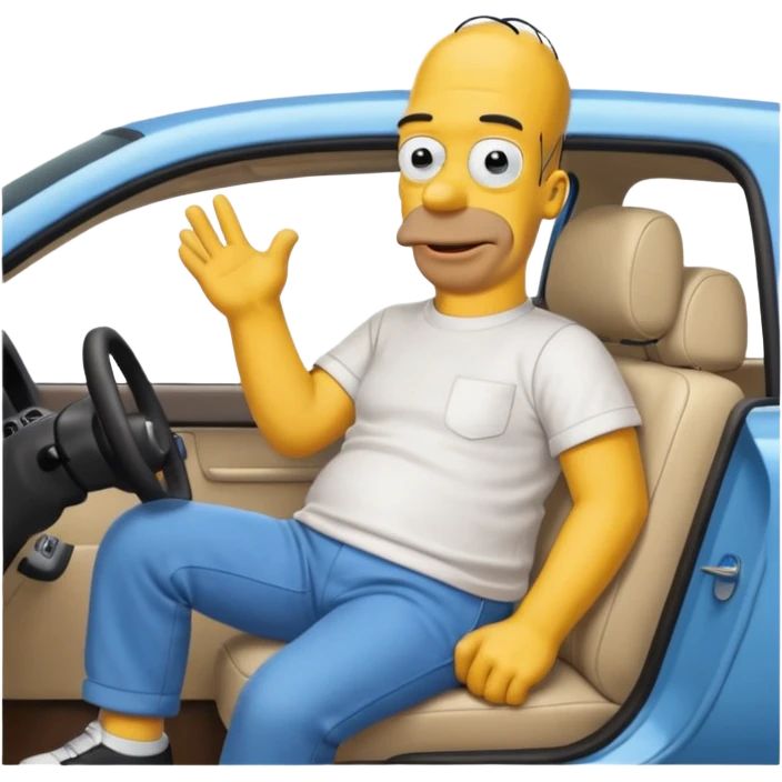 homer simpson car emoji