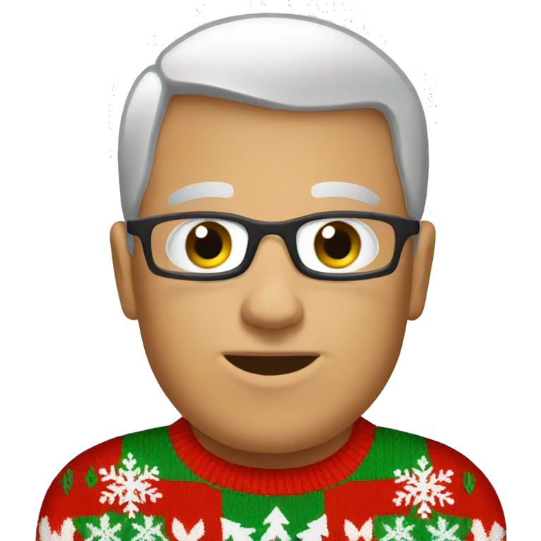 ugly christmas sweater emoji