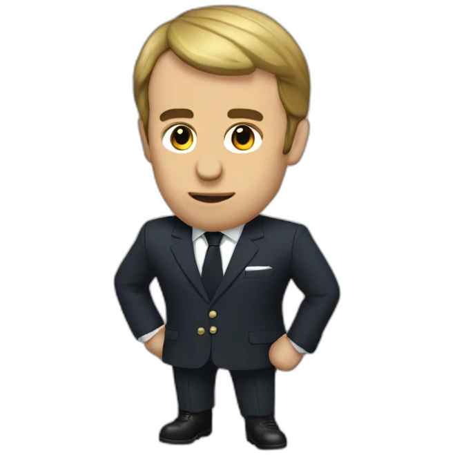 Macron fumant emoji