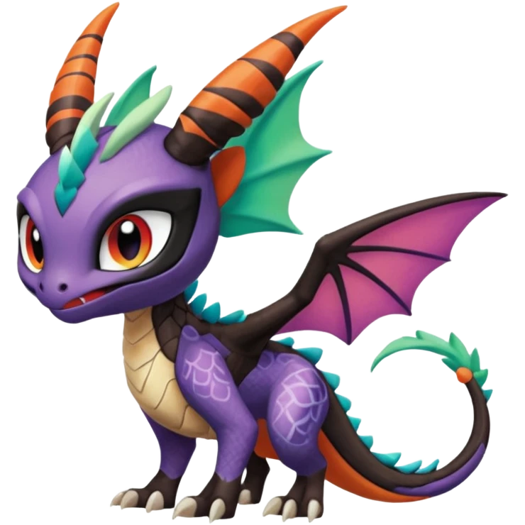 Meloetta-Noivern-Spyro-Toothless-Fakémon-creature-hybrid emoji