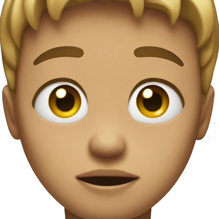 Gender, neutral, crying face emoji
