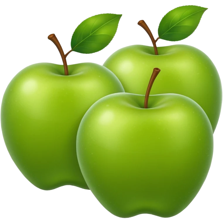 green two fruits  emoji