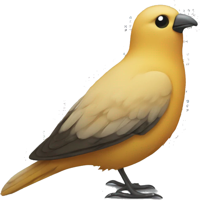 bird crashes calendar emoji