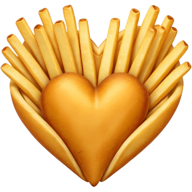 fries heart emoji