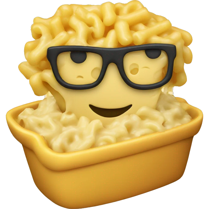 Mac and cheese emoji