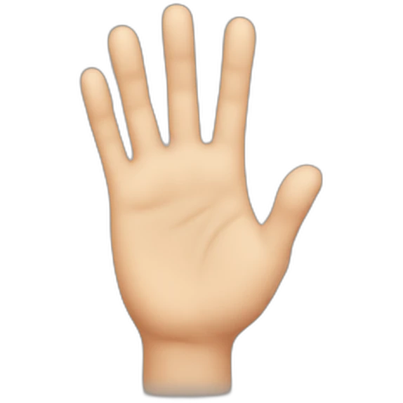 hand saying hello emoji