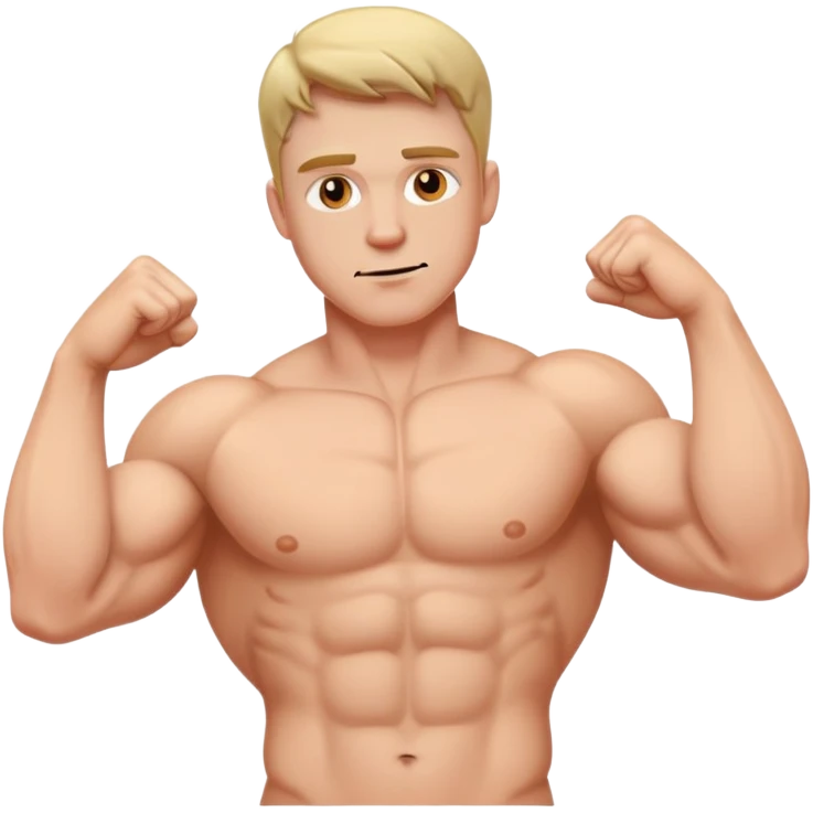 Naked white male emoji