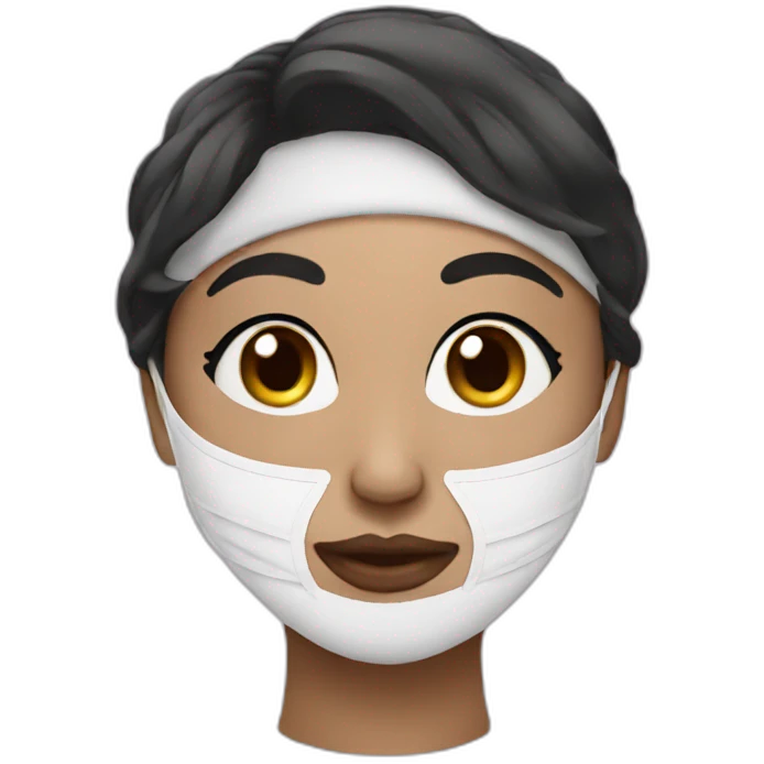face mask beauty emoji